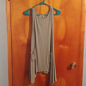 Olive Green Tank Dress